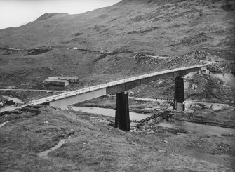 'North of Scotland Hydro Electric Board. Garry project.  Quoich Works. Contract No. 58. No.14 Glen Quoich Road bridge. General view looking South West...'
d:'8/11/55' 
Acc. No 1987/2
Sir William Arrol Collection Box 10
Filed in Negative store