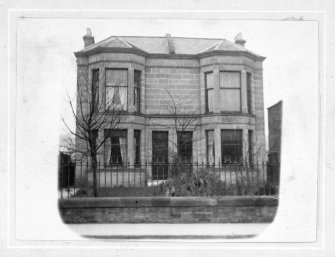 38 Morningside Park.
View of street front from West.
Caption: '38 Morningside Park. In the year 1899.'
