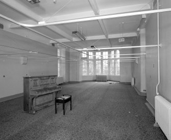 Interior. View of ground floor ward in hospital block.