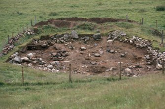 Tulloch Field Site A 1979, end of season. 0.5m ranging pole divisions.