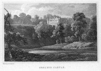 View of Brechin Castle from SW.