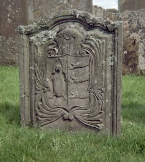 View of headstone to John Grieve d. 1780, Hoddom parish churchyard.