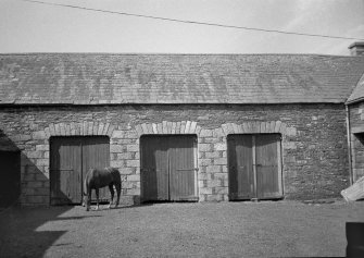View from courtyard of stables.