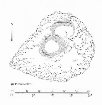 Publication drawing; dun, Caisteal Aoidhe.
Photographic Copy.