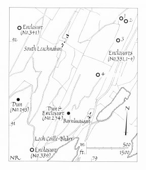 Publication Drawing; Enclosures, Barnluasgan location map.
Photographic Copy