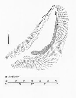 Publication drawing; fort, Hill Park.
Photographic copy.