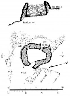 Publication drawing; St Kilda, Cleit 32.

