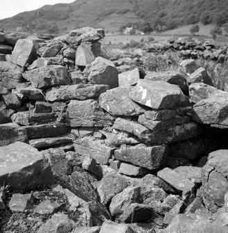 Dun nan Gall, stair and cell.