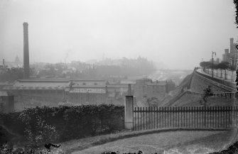 View of New Street Gasworks from Calton Hill, Edinburgh