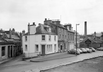 General view of Abbey Place, Jedburgh from west