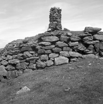 Dun Chruban, outer face (detail).