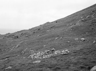 Gleann Mor, Structure Q and well.
View from South.