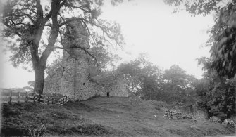 General view of Lochwood Tower from SE.