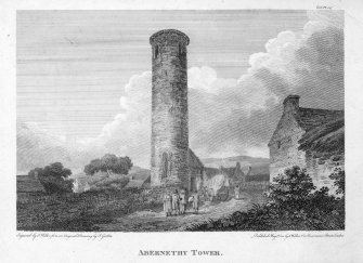 View of Aberneth Round Tower.