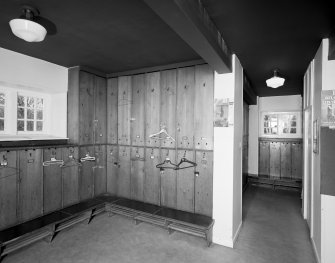 Interior of Ranfurly Castle Golf Club, Bridge of Weir.
View from N of changing room on first floor.