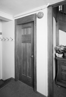 Interior view of Ranfurly Castle Golf Club, Bridge of Weir.
Detail of door on ground floor.