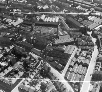 HR Carter & Sons, Dundee, Angus, Scotland, 1947. Oblique aerial photograph taken facing South/East. This image was marked by Aerofilms Ltd for photo editing. 