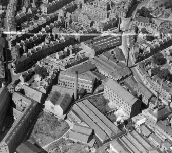 HR Carter & Sons, Dundee, Angus, Scotland, 1947. Oblique aerial photograph taken facing West . This image was marked by Aerofilms Ltd for photo editing. 