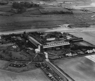 Messrs Cochran and Co, Annan Works,  Annan, Dumfriesshire, Scotland, 1948. Oblique aerial photograph taken facing East.
