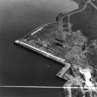 Joseph Rank Ltd., Newhaven, Edinburgh, MIDLOTHIAN, Scotland,
1951. Oblique aerial photograph taken facing East. This image was marked by Aerofilms Ltd for photo editing.