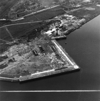 Joseph Rank Ltd., Newhaven, Edinburgh, MIDLOTHIAN, Scotland,
1951. Oblique aerial photograph taken facing South/West. This image was marked by Aerofilms Ltd for photo editing.