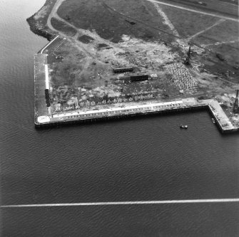 Joseph Rank Ltd., Newhaven, Edinburgh, MIDLOTHIAN, Scotland,1951. Oblique aerial photograph taken facing South. This image was marked by Aerofilms Ltd for photo editing.