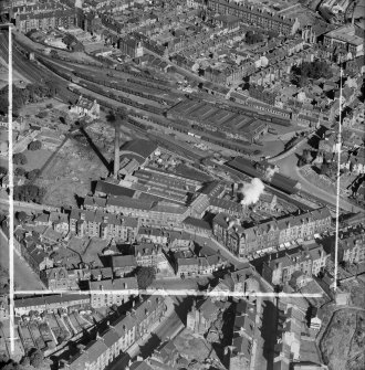 James Robertson, Paisley, Renfrewshire, Scotland, 1952. Oblique aerial photograph taken facing North . 