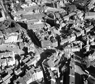 General View Kilmarnock, Ayrshire, Scotland. Oblique aerial photograph taken facing South/East. 