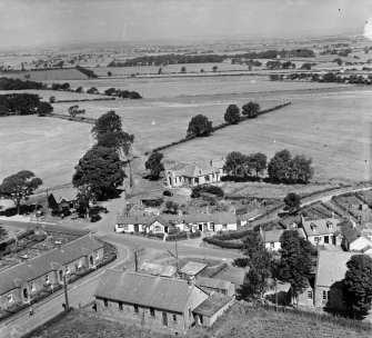 General View Gretna, Dumfries-Shire, Scotland. Oblique aerial photograph taken facing North/West. 
