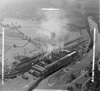 Cambuslang Old Monkland, Lanarkshire, Scotland. Oblique aerial photograph taken facing South/West. This image was marked by AeroPictorial Ltd for photo editing.