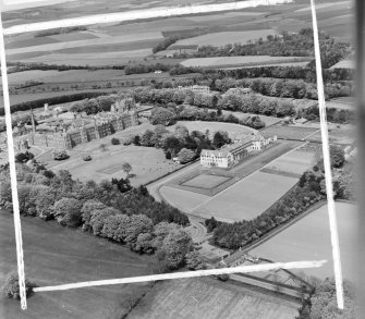 Montrose Royal Hospital Montrose, Angus, Scotland. Oblique aerial photograph taken facing North. This image was marked by AeroPictorial Ltd for photo editing.