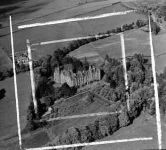 St Mary's Kinnoull, Perthshire, Scotland. Oblique aerial photograph taken facing North/East. This image was marked by AeroPictorial Ltd for photo editing.