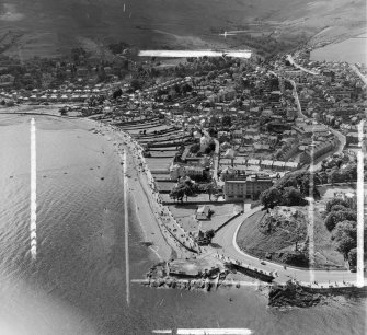 McColl's Hotel Dunoon and Kilmun, Argyll, Scotland. Oblique aerial photograph taken facing North/West. This image was marked by AeroPictorial Ltd for photo editing.