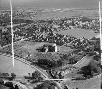 University Buildings Aberdeen, Aberdeenshire, Scotland. Oblique aerial photograph taken facing North. This image was marked by AeroPictorial Ltd for photo editing.