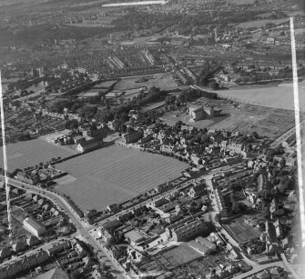 University Buildings Aberdeen, Aberdeenshire, Scotland. Oblique aerial photograph taken facing South/West. This image was marked by AeroPictorial Ltd for photo editing.