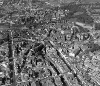 General View Kilmarnock, Ayrshire, Scotland. Oblique aerial photograph taken facing North/East. 