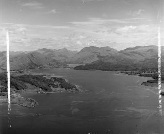 Loch Creran Lismore and Appin, Argyll, Scotland. Oblique aerial photograph taken facing East. This image was marked by AeroPictorial Ltd for photo editing.