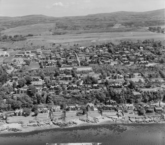 Skelmorlie Largs, Ayrshire, Scotland. Oblique aerial photograph taken facing East. 
