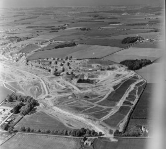 Scottish Housing, Newtongrange Estate Newbattle, Midlothian, Scotland. Oblique aerial photograph taken facing North. 