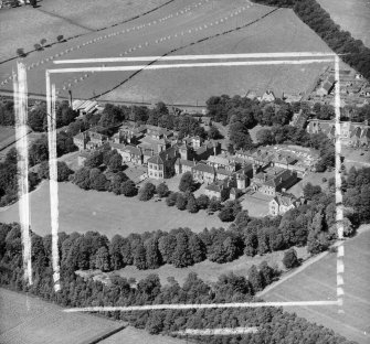 Glengall Hospital Ayr, Ayrshire, Scotland. Oblique aerial photograph taken facing North. This image was marked by AeroPictorial Ltd for photo editing.