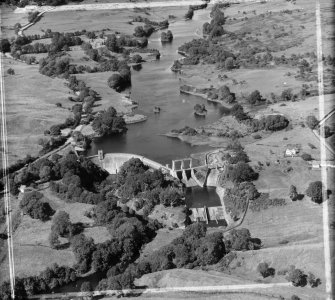 Tongland Generating Station, Hydro Electric Tongland, Kirkcudbrightshire, Scotland. Oblique aerial photograph taken facing North. This image was marked by AeroPictorial Ltd for photo editing.