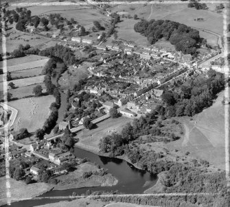 Gatehouse of Fleet Anwoth, Kirkcudbrightshire, Scotland. Oblique aerial photograph taken facing North. This image was marked by AeroPictorial Ltd for photo editing.