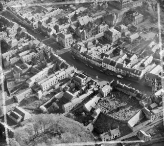 General View Annan, Dumfries-Shire, Scotland. Oblique aerial photograph taken facing South/East. This image was marked by AeroPictorial Ltd for photo editing.