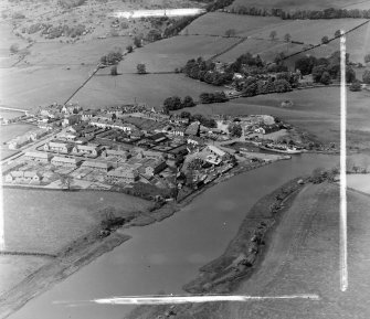 Palnackie Buittle, Kirkcudbrightshire, Scotland. Oblique aerial photograph taken facing North/West. This image was marked by AeroPictorial Ltd for photo editing.