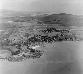 Rockcliffe Colvend and Southwick, Kirkcudbrightshire, Scotland. Oblique aerial photograph taken facing East. 
