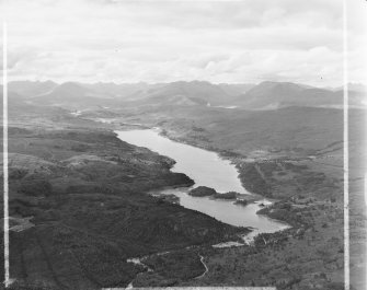 Loch Garry, Loch Oich Kilmonivaig, Inverness-Shire, Scotland. Oblique aerial photograph taken facing West. This image was marked by AeroPictorial Ltd for photo editing.