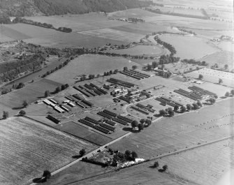 Bridge of Earn Sanatorium Dunbarney, Perthshire, Scotland. Oblique aerial photograph taken facing North/East. 