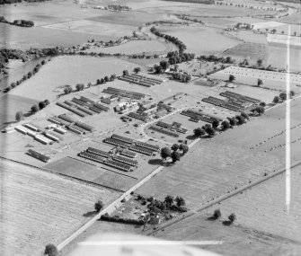 Bridge of Earn Sanatorium Dunbarney, Perthshire, Scotland. Oblique aerial photograph taken facing North/East. This image was marked by AeroPictorial Ltd for photo editing.