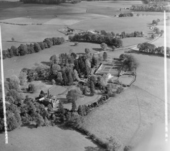 Kings Grange, near Castle Douglas Urr, Kirkcudbrightshire, Scotland. Oblique aerial photograph taken facing East. This image was marked by AeroPictorial Ltd for photo editing.