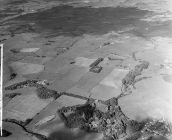 Chapelton Farm and Spottes Hall Urr, Kirkcudbrightshire, Scotland. Oblique aerial photograph taken facing North/West. This image was marked by AeroPictorial Ltd for photo editing.